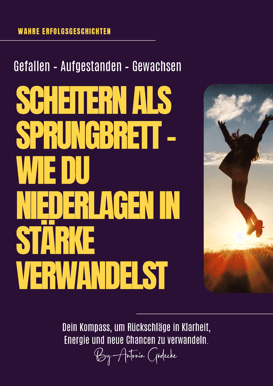 Das Workbook „Scheitern als Sprungbrett"