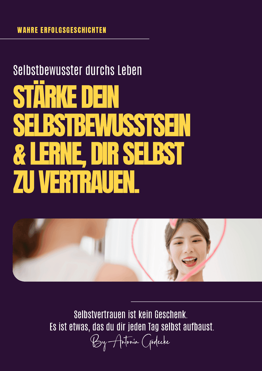 Das Workbook „Stärke dein Selbstbewusstsein"